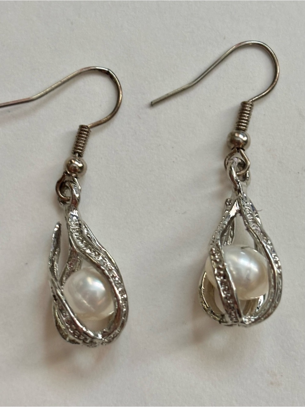 Drop Earrings - Necklace in closet.